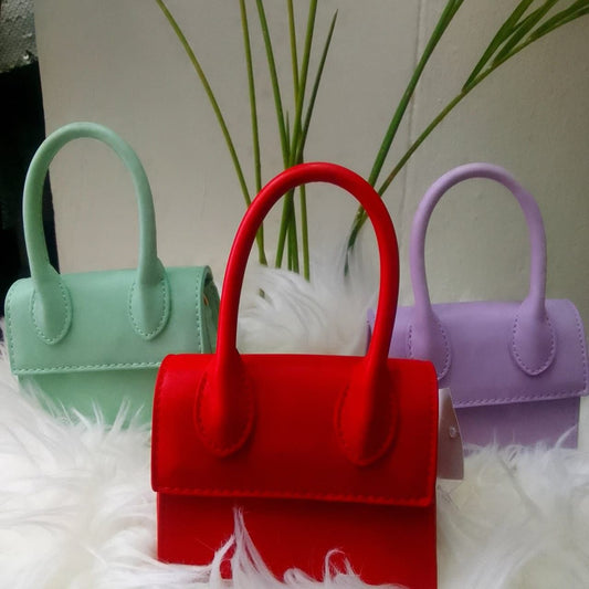 Mini Plain Bag with Straps