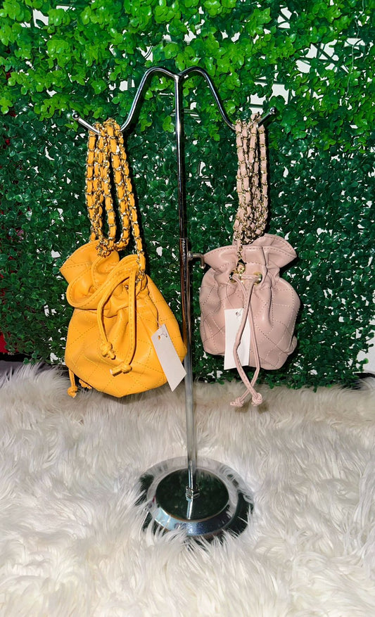 Bucket Shape Bag with Adjustable Straps