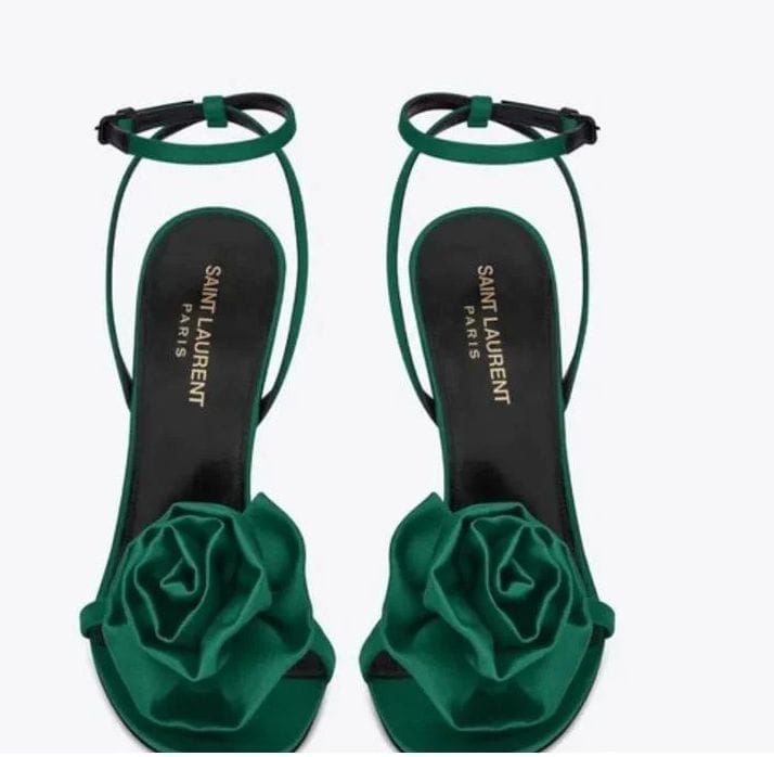 Saint Laurent Green Heel